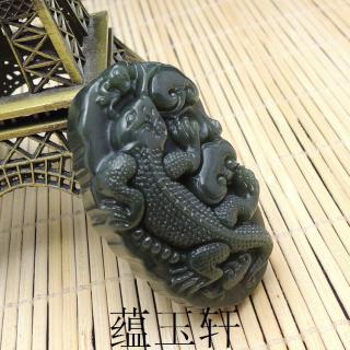 【厂家直销天然新疆和田玉青玉吉祥瑞兽吊坠批发 七天无理由退换货】