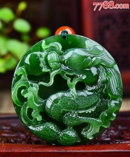美货特惠天然俄罗斯和田碧玉,苏工精雕,大师工艺
