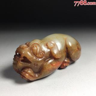 和田玉貔貅摆件-和田玉-7788收藏