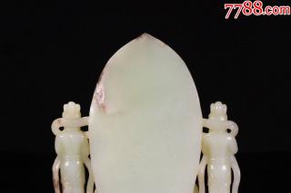 【顶级和田玉观音造像摆件】